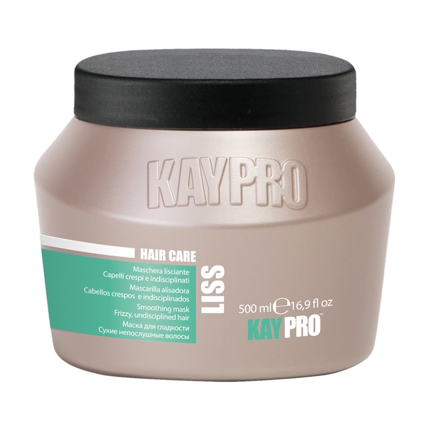 Уцінка! Розгладжувальна маска KayPro Liss Hair Care Smoothing Mask для сухого неслухняного волосся, 500 мл