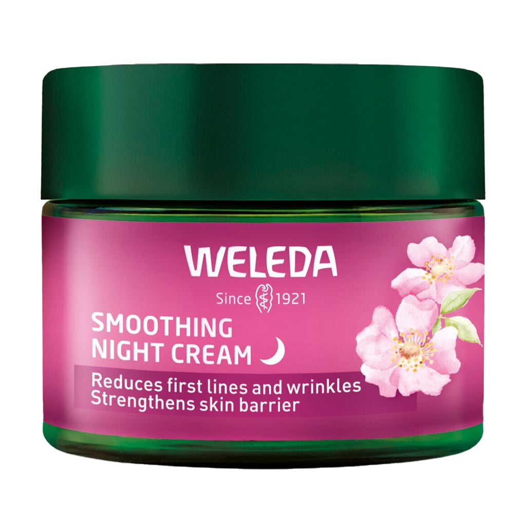 Уцінка! Розгладжувальний нічний крем для обличчя Weleda Smoothing Night Cream з дикою трояндою та білим чаєм, 40 мл