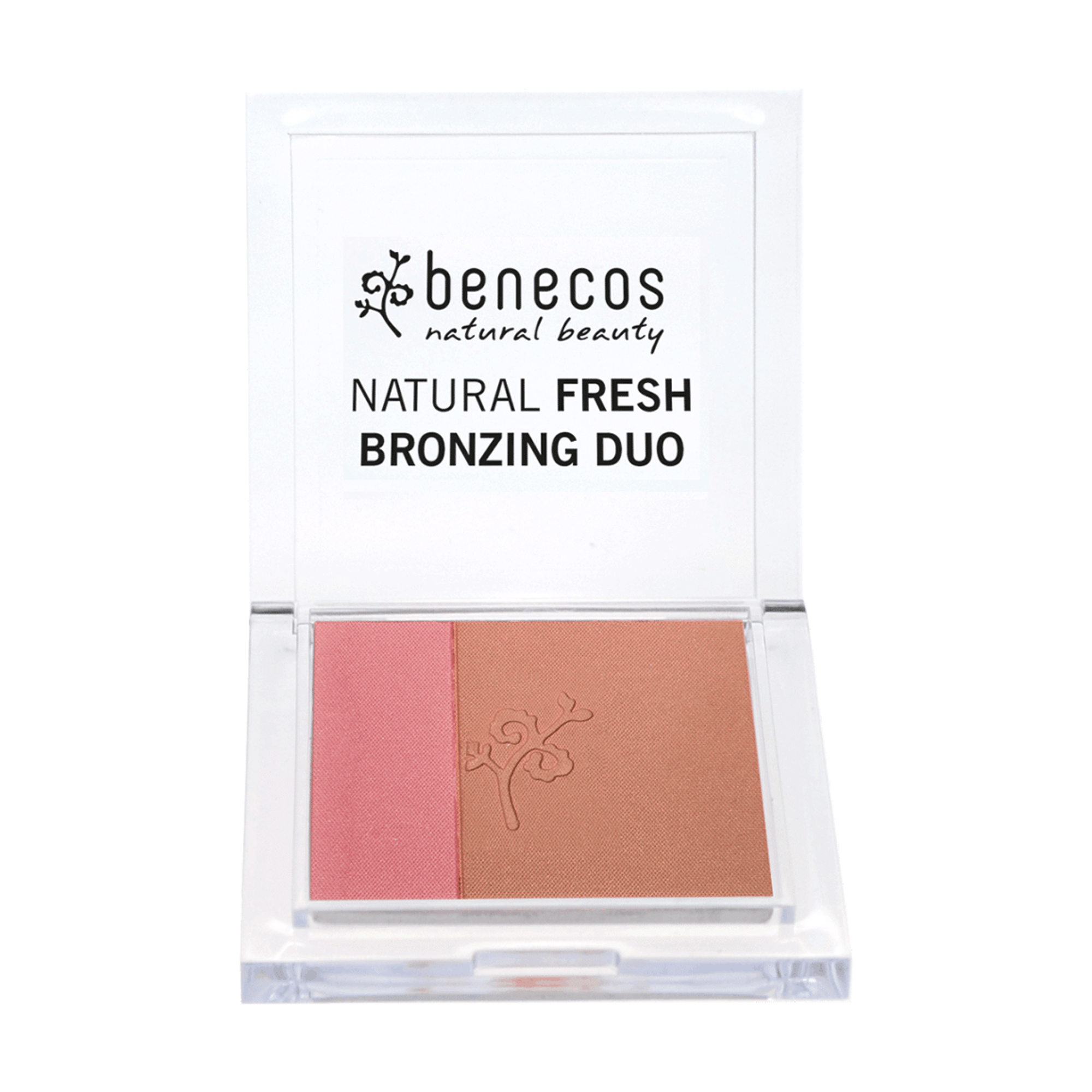 Уцінка! Рум'яна-бронзер для обличчя Benecos Natural Fresh Bronzing Duo, Ibiza Nights, 8 г