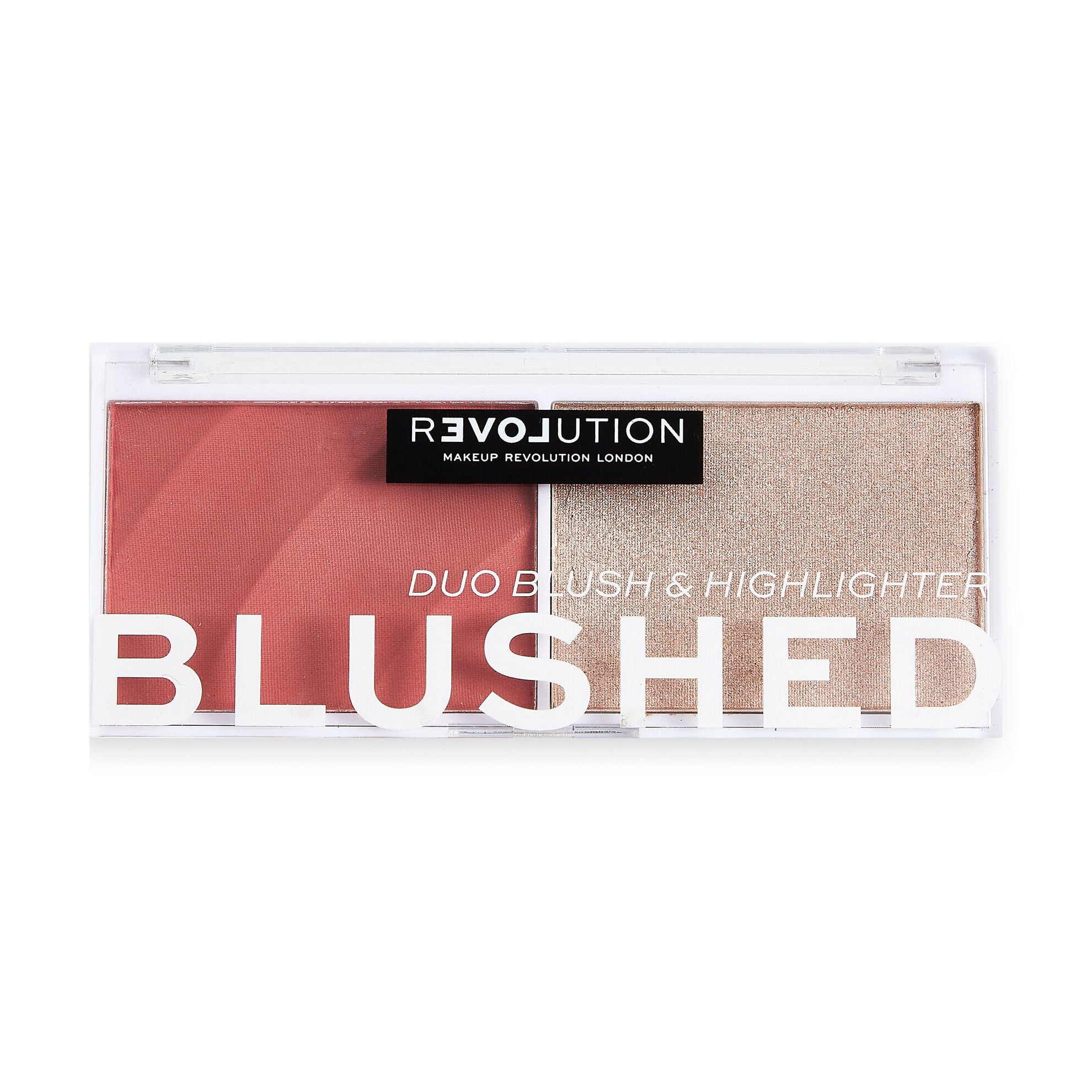 Уцінка! Рум'яна та хайлайтер для обличчя Relove By Revolution Colour Play Blushed Duo, Cute, 5.8 г