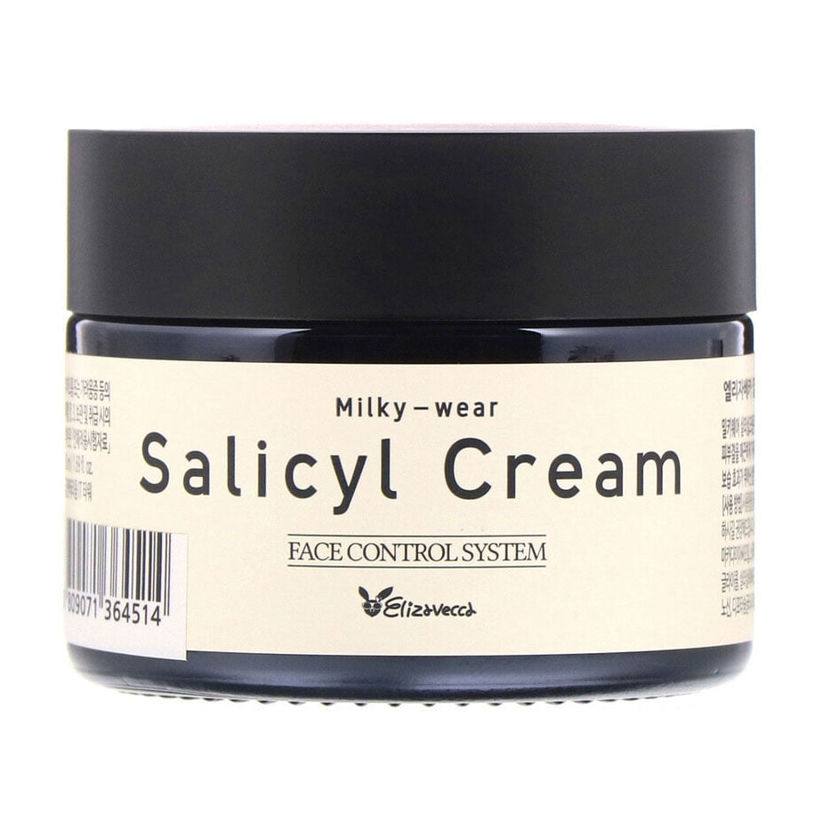 Уцінка! Саліциловий крем для обличчя Elizavecca Sesalo Milky-wear Salicyl Cream з ефектом пілінгу, 50 мл