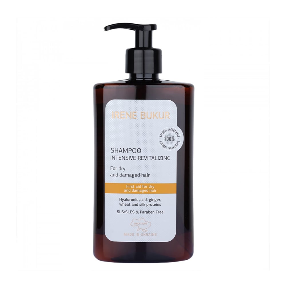 Уцінка! Шампунь для волосся Irene Bukur Intensive Revitalizing Shampoo Інтенсивне відновлення, з гіалуроновою кислотою, 390 мл