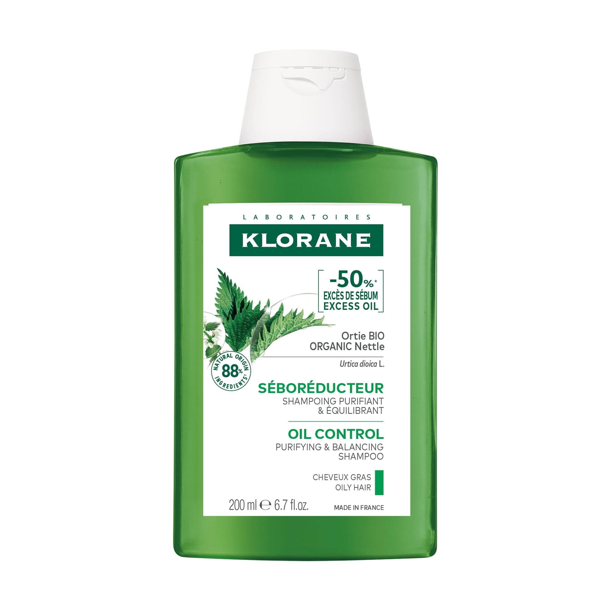 Уцінка! Шампунь для волосся Klorane Nettle Shampoo для жирного волосся, 200 мл