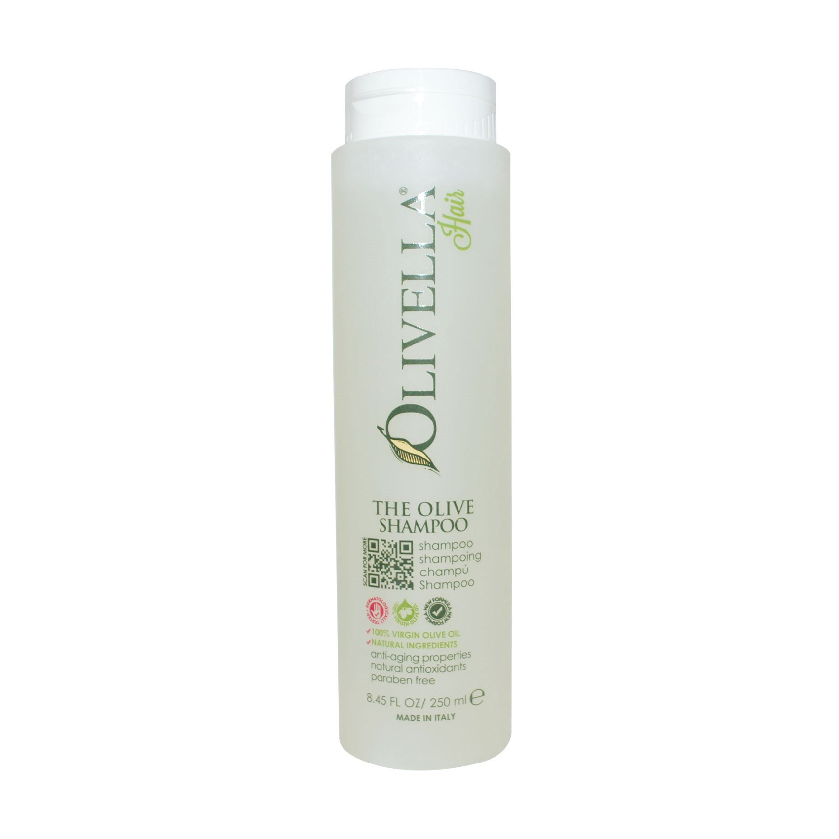 Уцінка! Шампунь для волосся Olivella The Olive Shampoo на основі оливкового екстракту, 250 мл