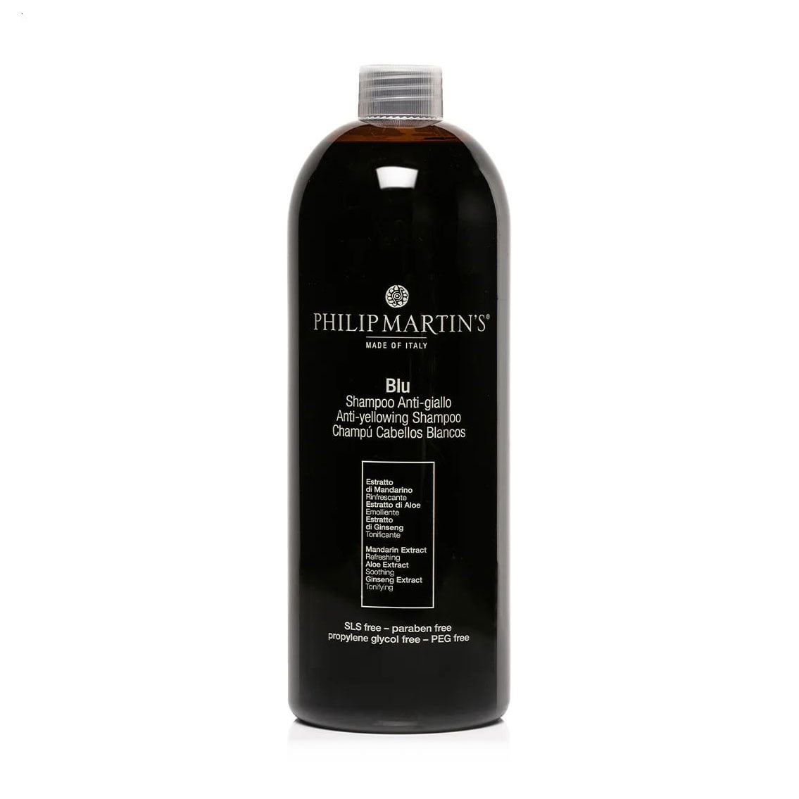 Уцінка! Шампунь Philip Martin's Blu Anti-Yellowing Shampoo для світлого волосся, 1 л