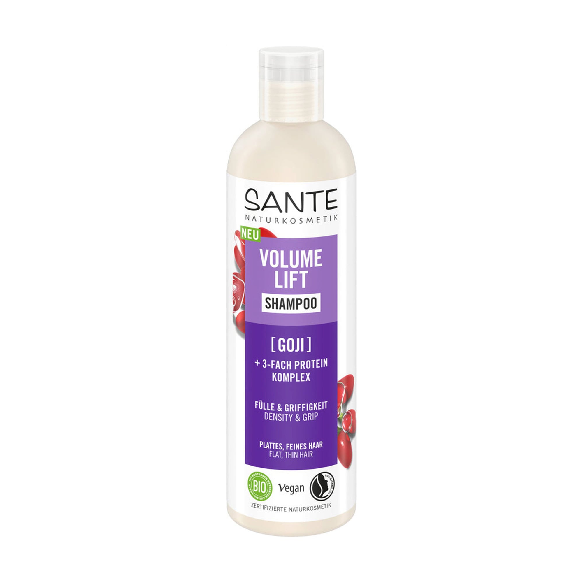 Уцінка! Шампунь Sante Volume Lift Shampoo для об'єму волосся, з годжи, 250 мл