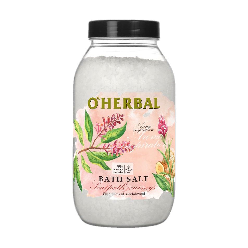 Уцінка! Сіль для ванн O'Herbal Aroma Inspiration Bath Salt Soulpath Journeys, 1.1 кг