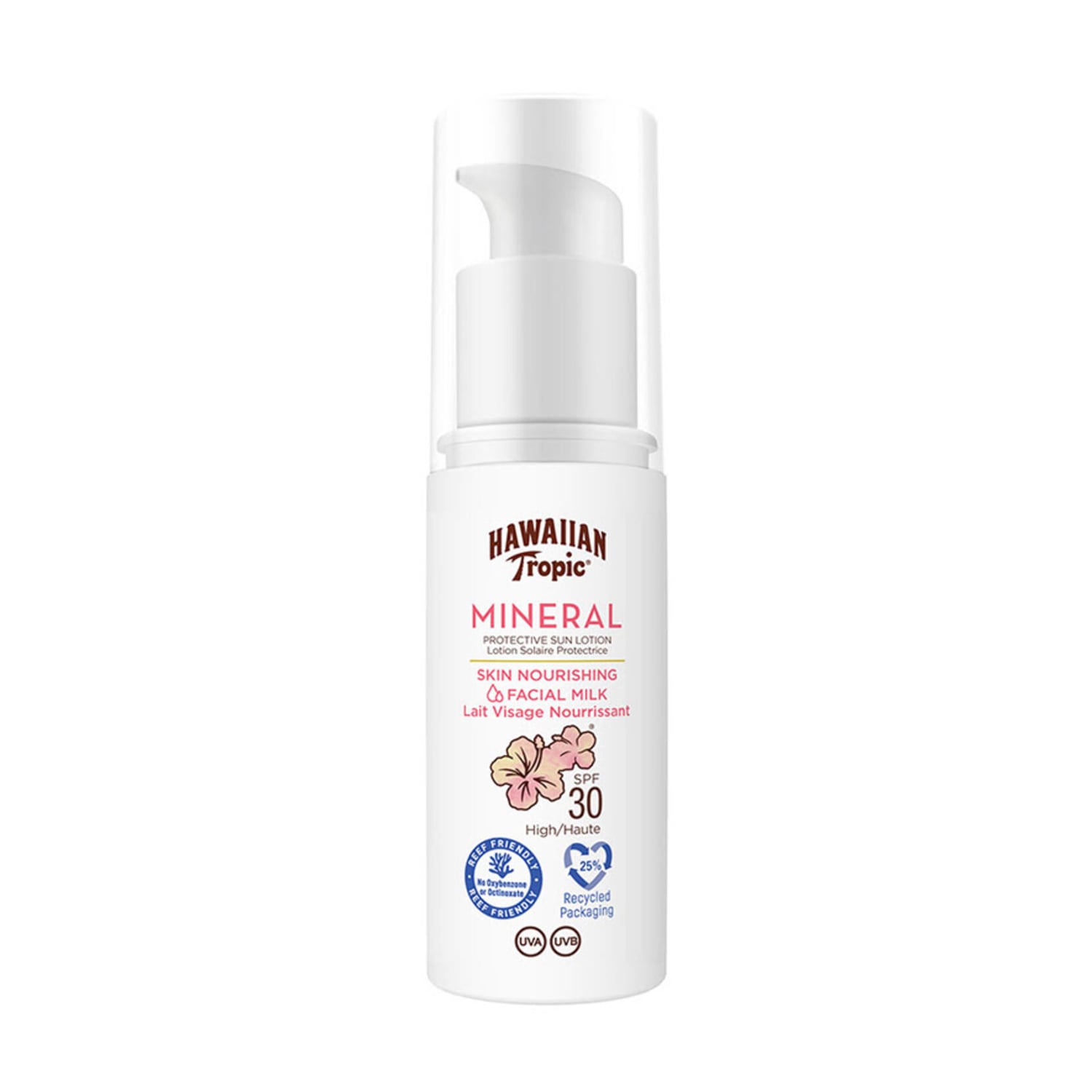 Уцінка! Сонцезахисне молочко для тіла Hawaiian Tropic Mineral Skin Nourishing Milk SPF 30, 50 мл