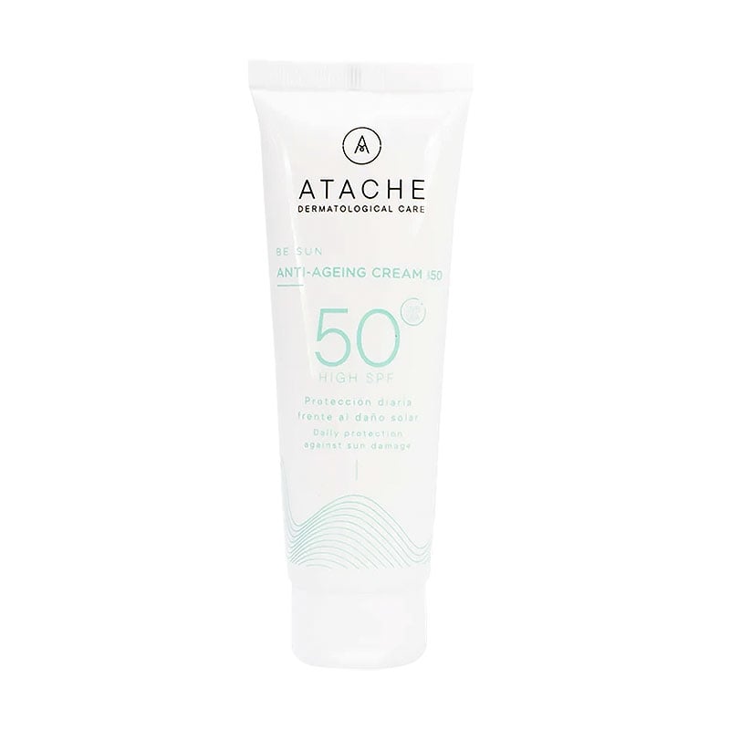 Уцінка! Сонцезахисний антивіковий крем для обличчя Atache Be Sun Anti-Ageing Cream, SPF 50, 75 мл