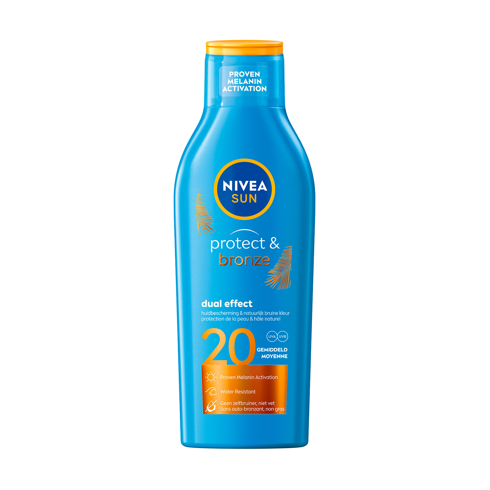 Уцінка! Сонцезахисний лосьйон для тіла Nivea Sun SPF 20 Захист та засмага, 200 мл