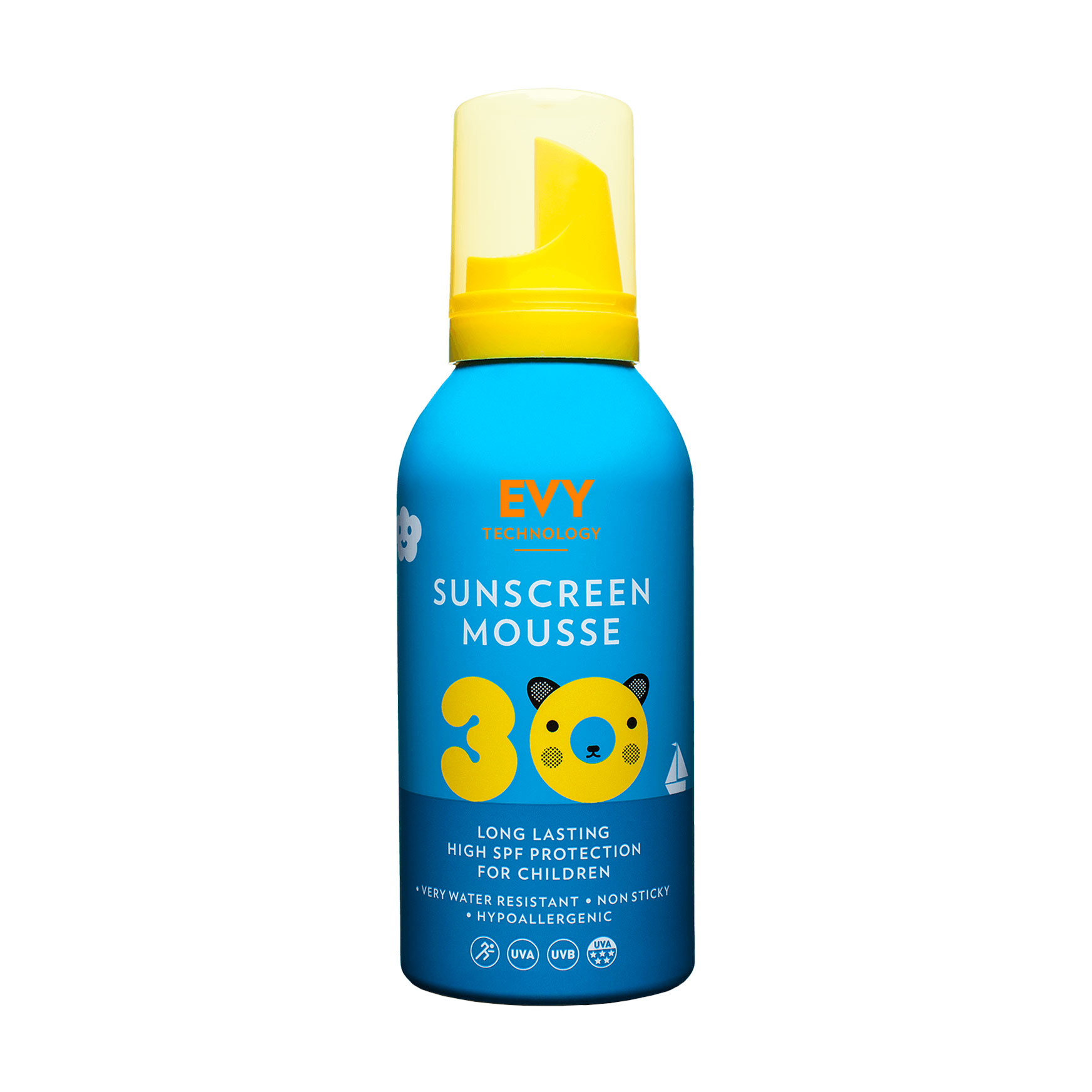 Уцінка! Сонцезахисний мус для дітей та немовлят EVY Technology Sunscreen Mousse Kids, SPF 30, 150 мл