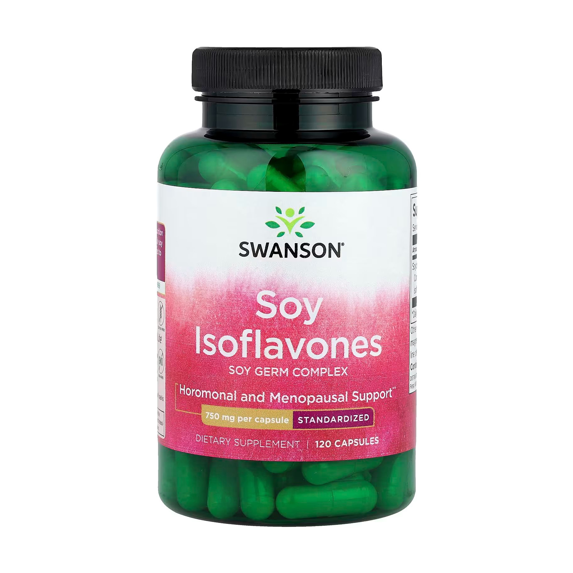 Уцінка! Соєві ізофлавони Swanson Soy Isoflavones 750 мг, 120 капсул