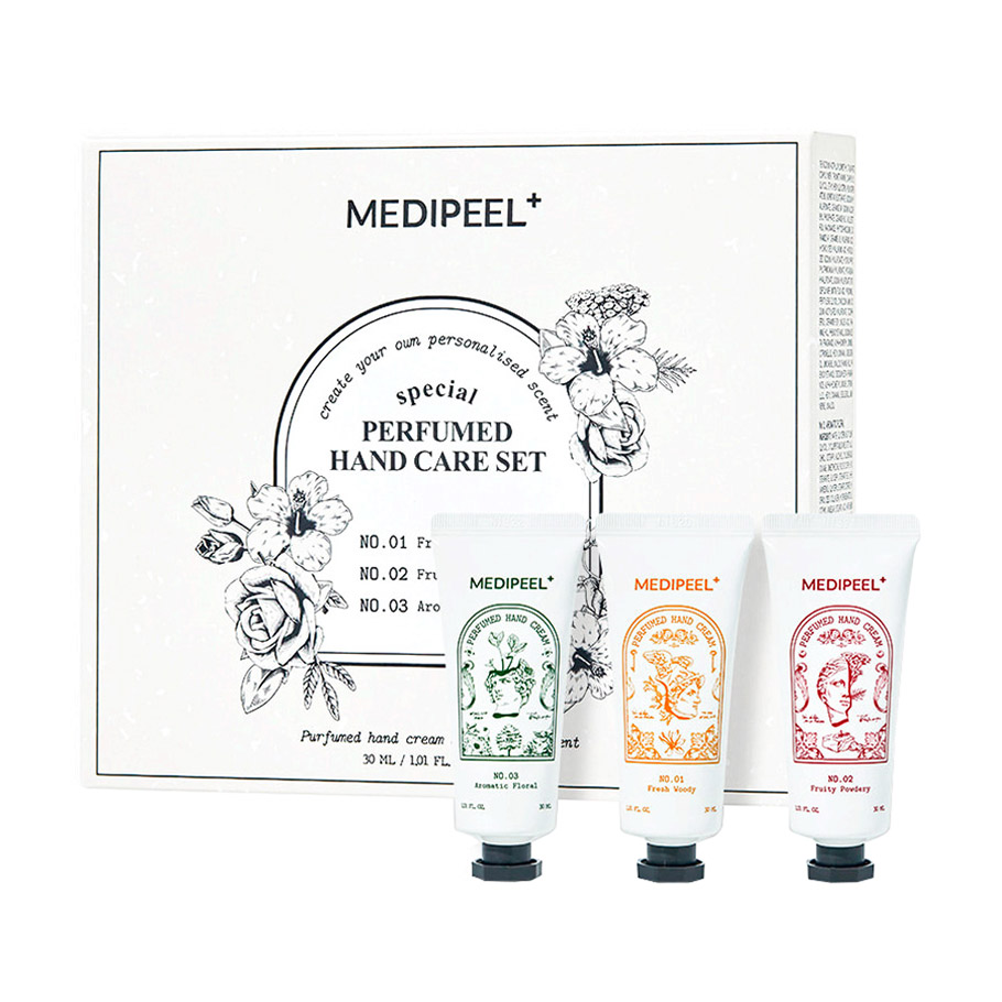 Уцінка! Спеціальний парфумований набір для догляду за руками Medi-Peel Special Perfumed Hand Care Set (крем No.1, 30 мл + крем No.2, 30 мл + крем No.3, 30 мл)