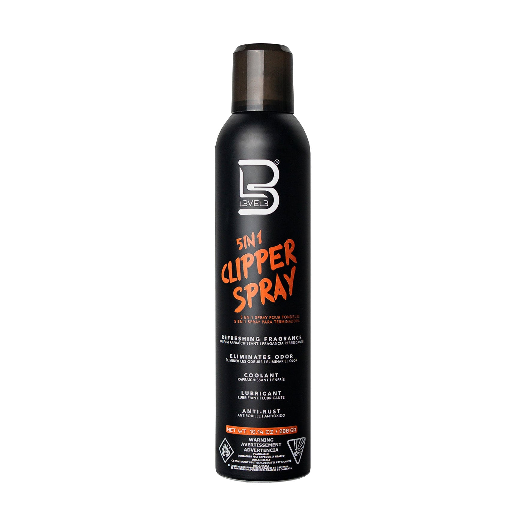 Уцінка! Спрей для машинки Level3 5-in-1 Clipper Spray для підстригання волосся 5 в 1, 288 г