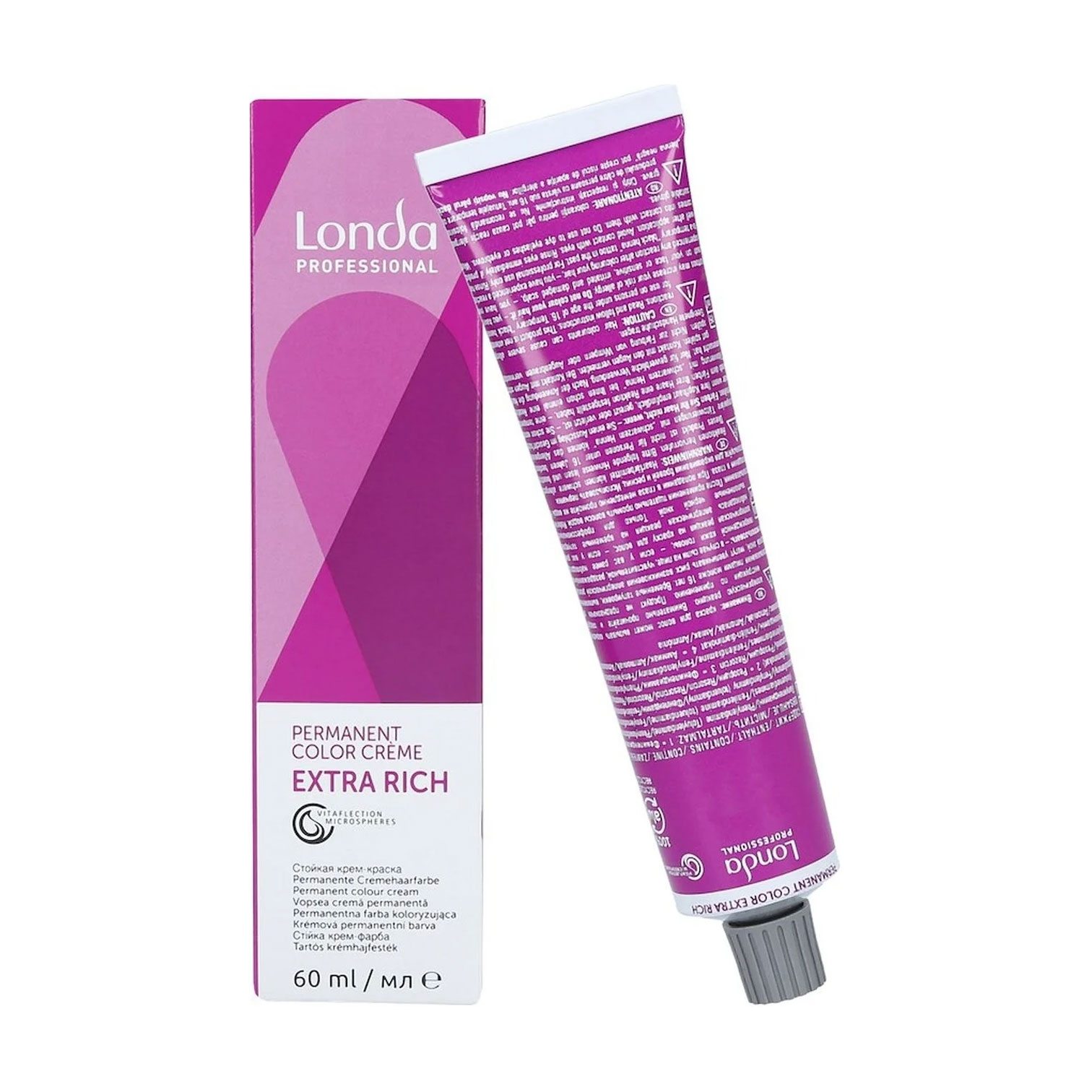 Уцінка! Стійка крем-фарба для волосся Londa Professional Londacolor Extra Rich Creme 5/65 Світлий шатен фіолетово-червоний, 60 мл