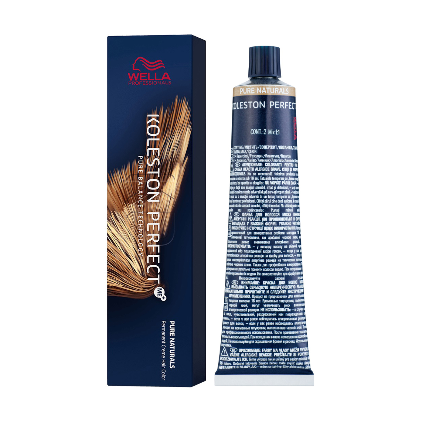 Уцінка! Стійка крем-фарба для волосся Wella Professionals Koleston Perfect Me+ Pure Naturals 3/0, 60 мл