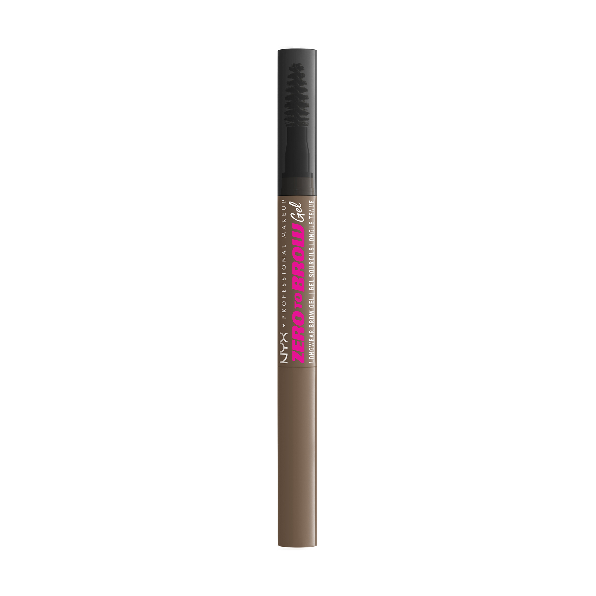 Уцінка! Стійкий гель для брів NYX Professional Makeup Zero To Brow Gel 05 Ash Brown, 2 мл