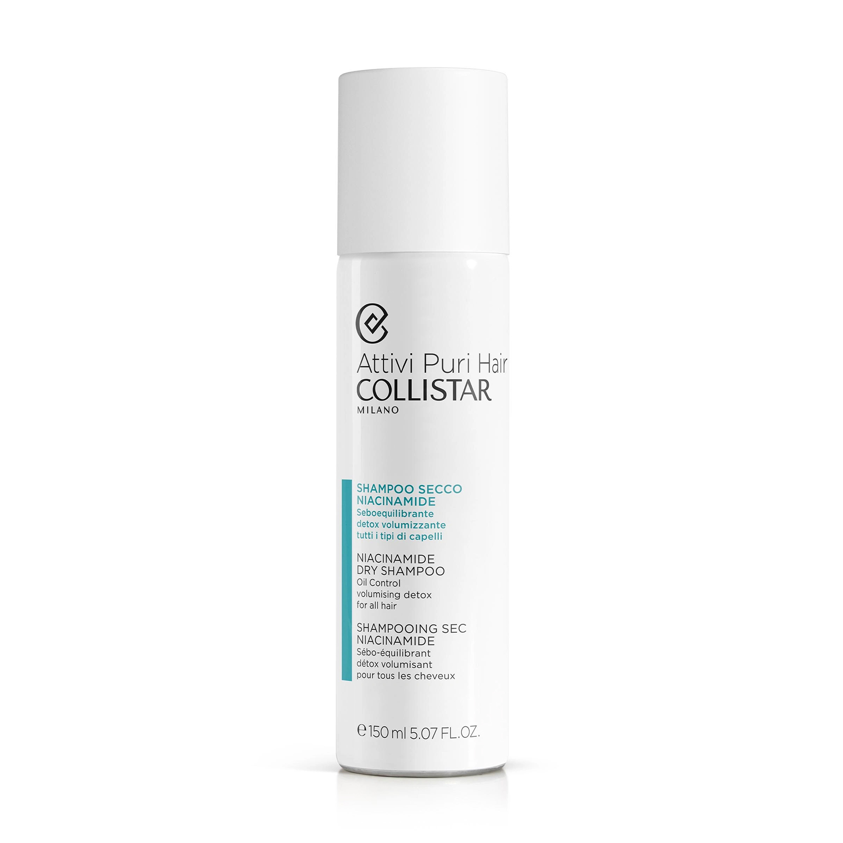 Уцінка! Сухий шампунь для волосся Collistar Attivi Puri Hair Niacinamide Dry Shampoo, 150 мл