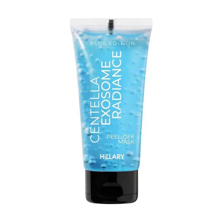 Уцінка! Сяюча маска-плівка для обличчя Hillary Centella Exosome Radiance Peel-Off Mask Blue Edition з екзосомами центели, 90 мл