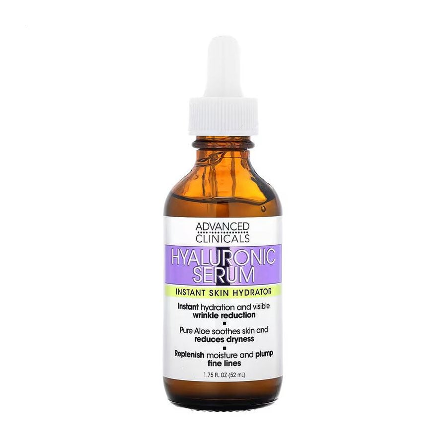 Уцінка! Сироватка для обличчя Advanced Clinicals Hyaluronic Serum з гіалуроновою кислотою, 52 мл