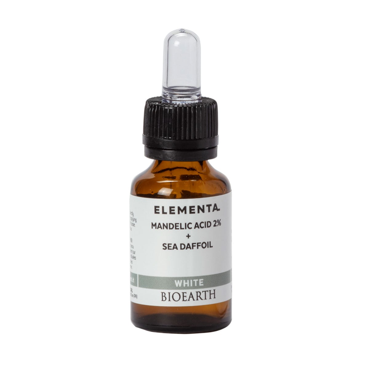 Уцінка! Сироватка для обличчя Bioearth Elementa White Mandelic Acid 2% + Sea Daffodil, 15 мл
