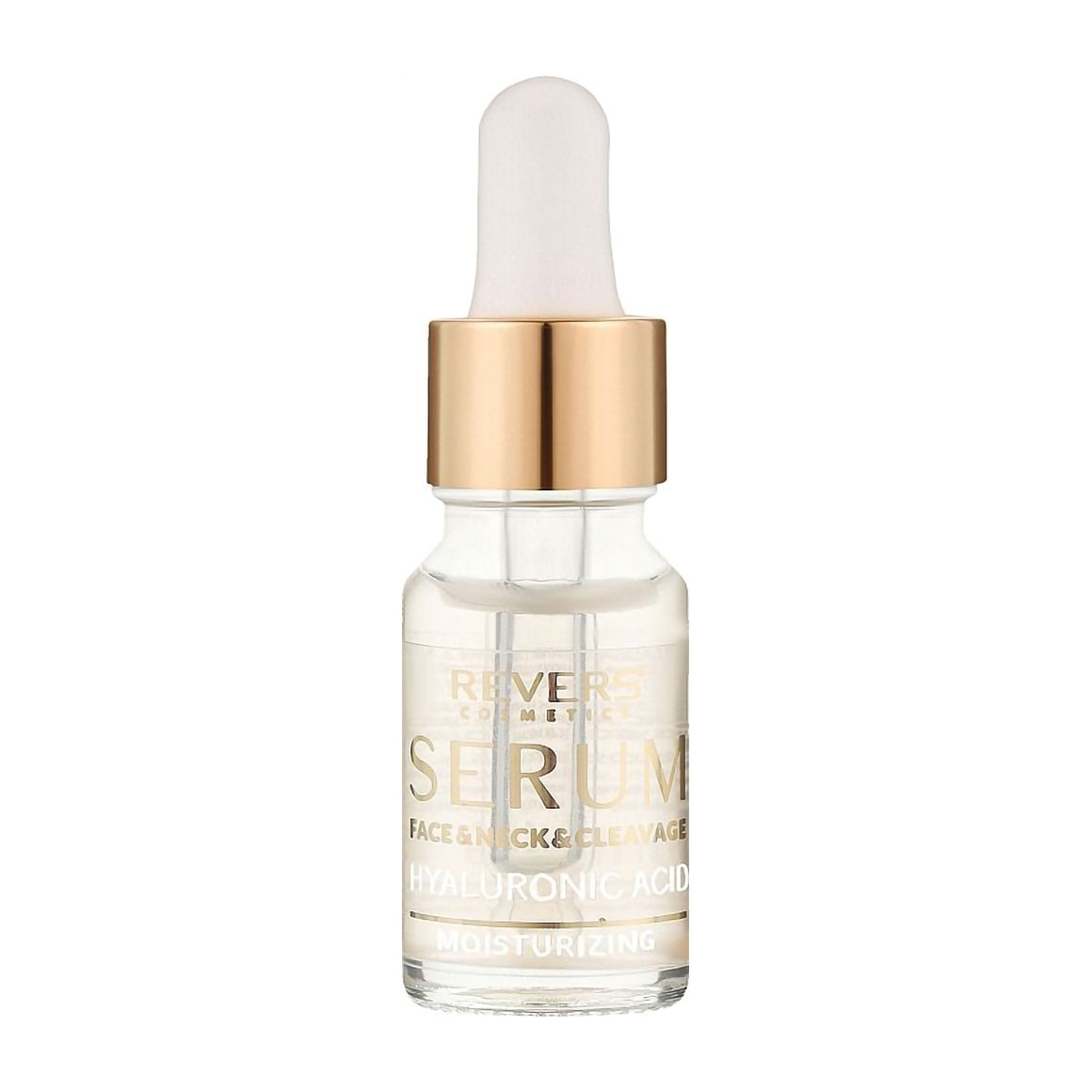 Уцінка! Сироватка для обличчя, шиї та декольте Revers Cosmetics Hyaluronic Acid Moisturizing Serum, 10 мл