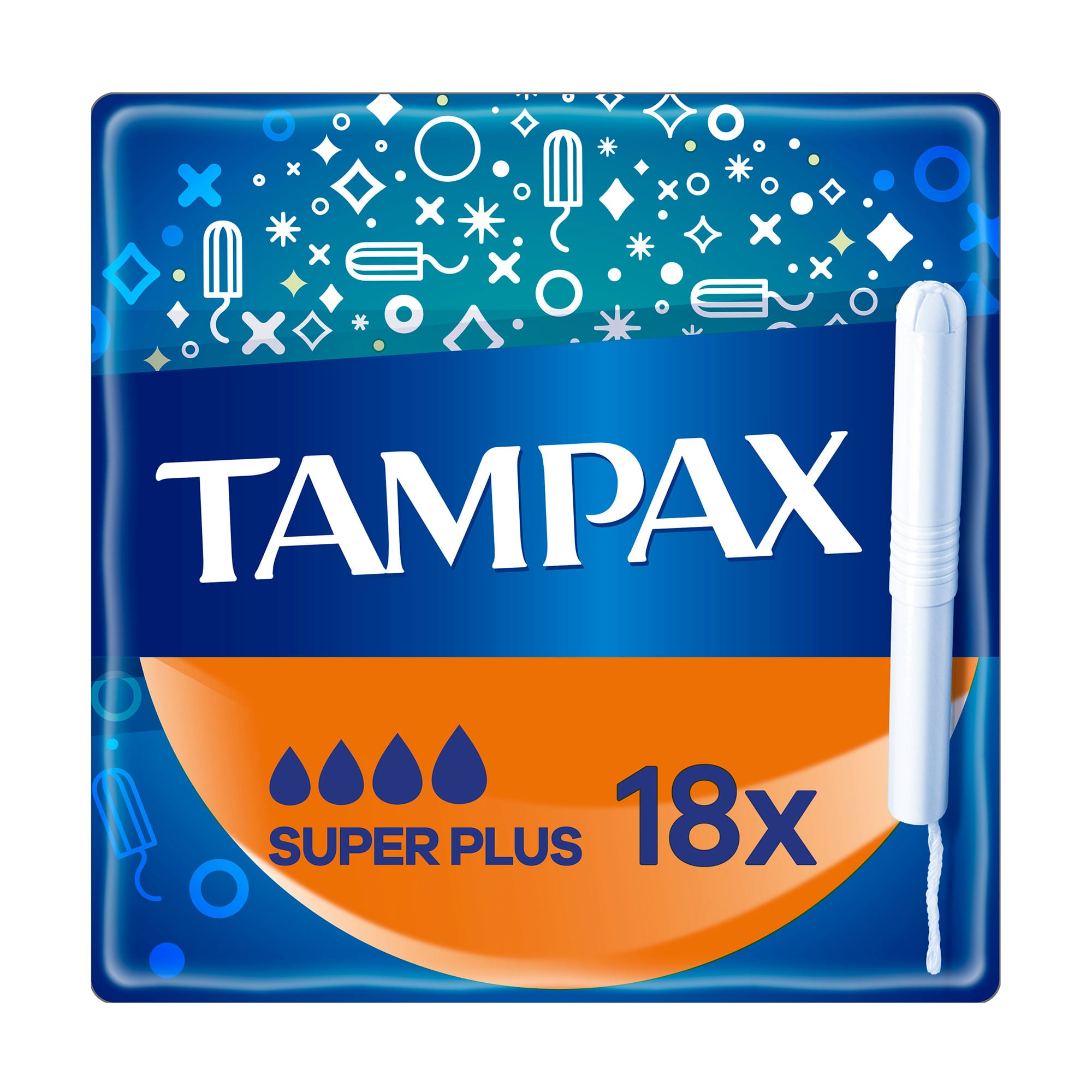 Уцінка! Тампони Tampax Super Plus з аплікатором, 18 шт