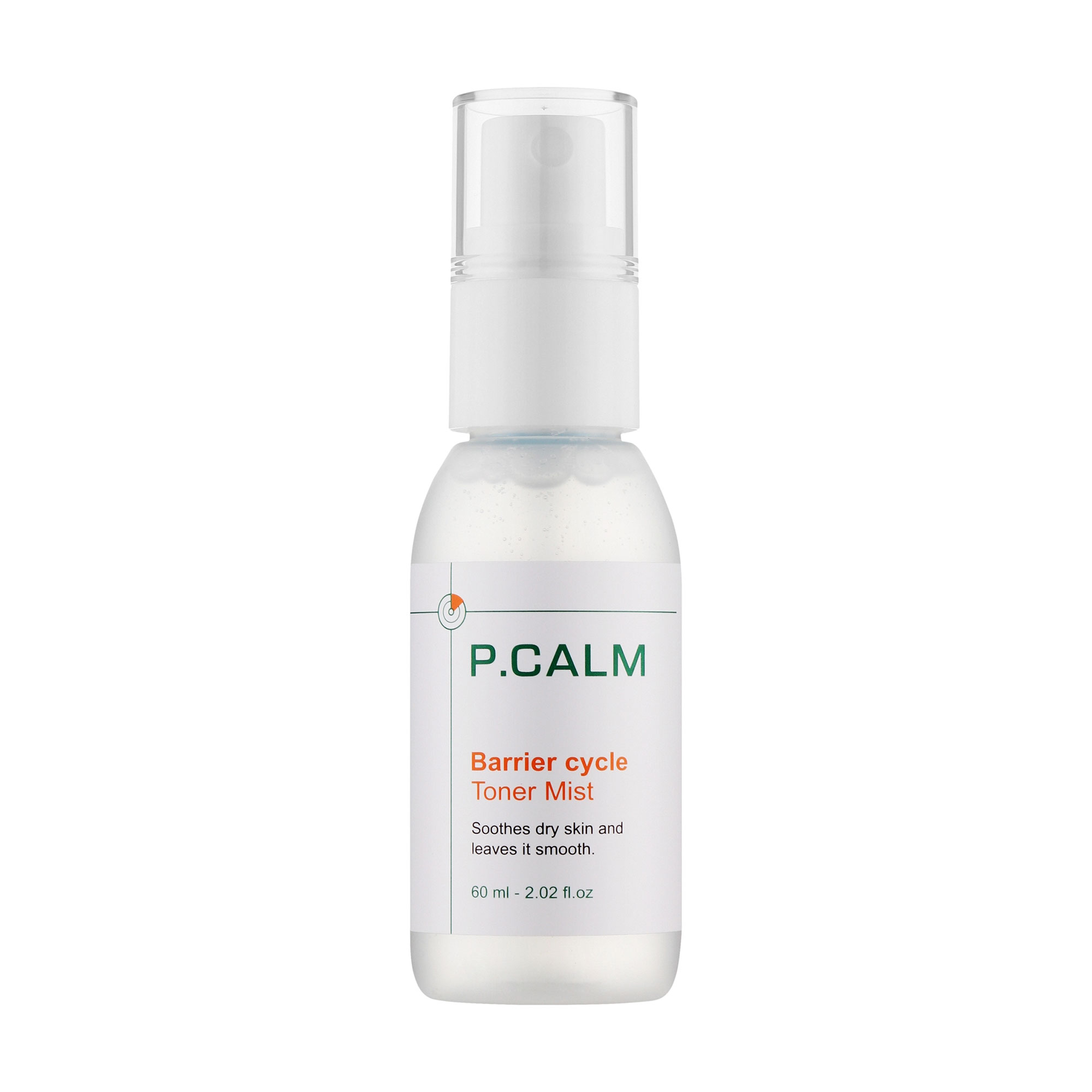 Уцінка! Тонер для регенерації бар'єру шкіри обличчя P.Calm Barrier Cycle Toner Mist, 60 мл