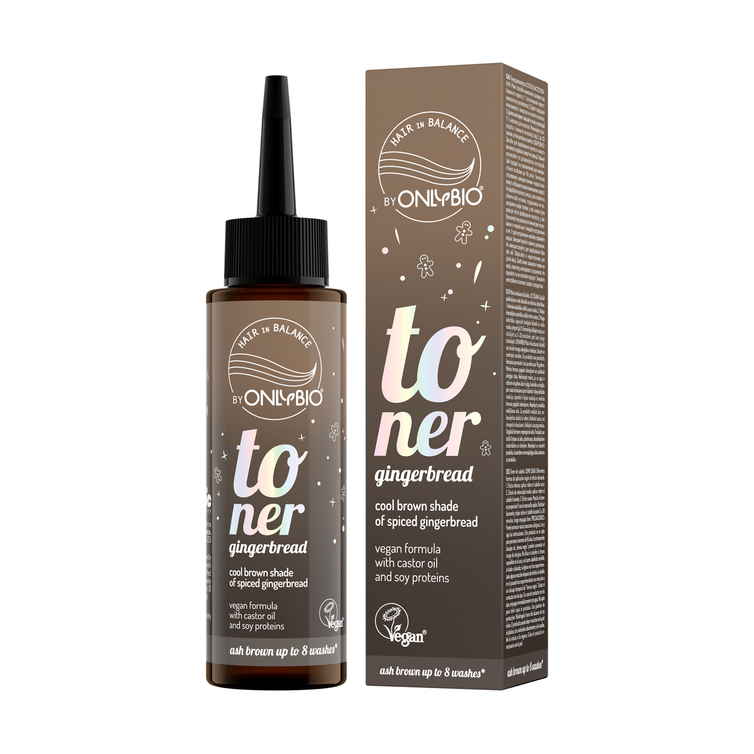 Уцінка! Тонер для волосся OnlyBio Hair in Balance Toner, Ginger Bread, 100 мл