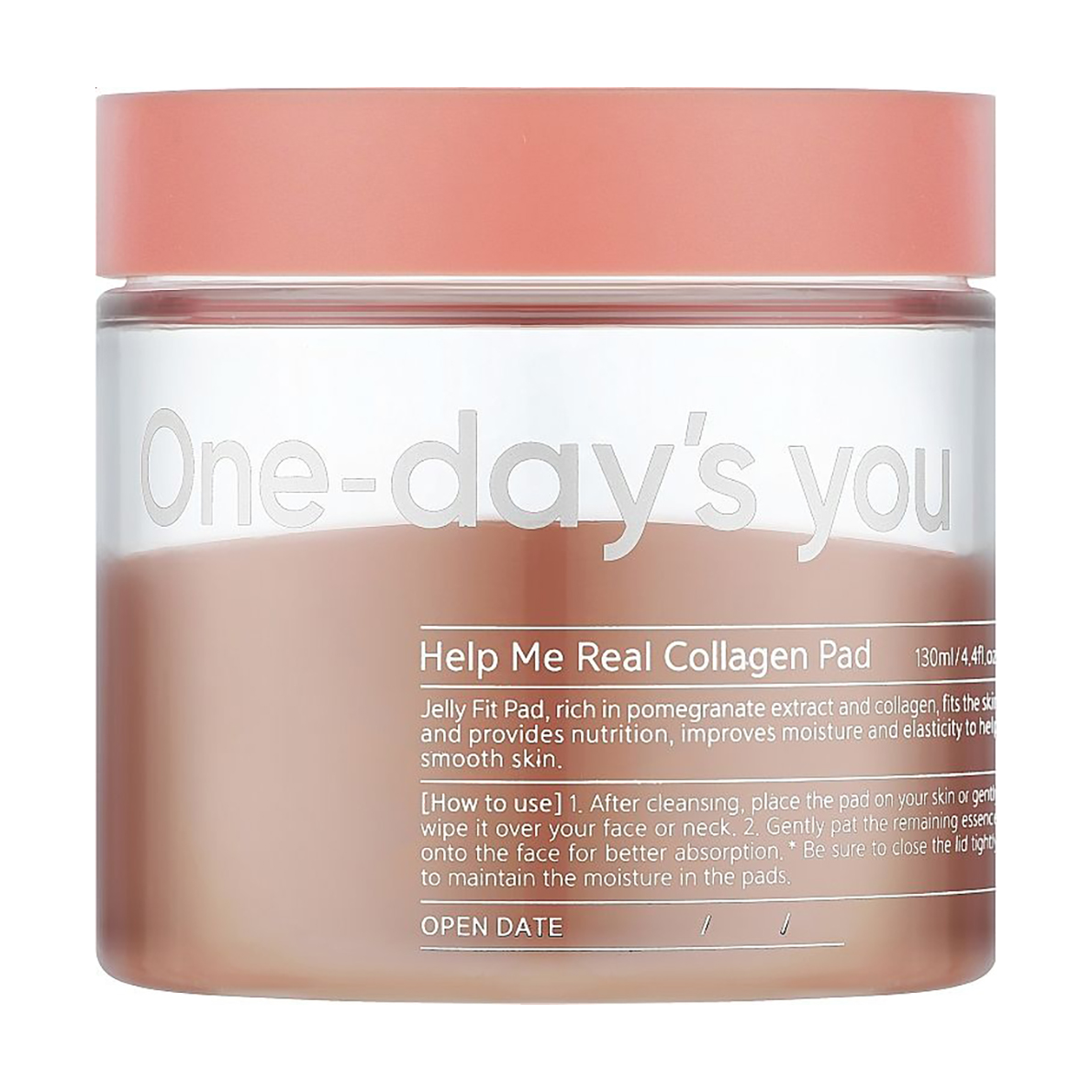 Уцінка! Тонер-диски для обличчя One-day's You Help Me Real Collagen Pad з колагеном, 70 шт