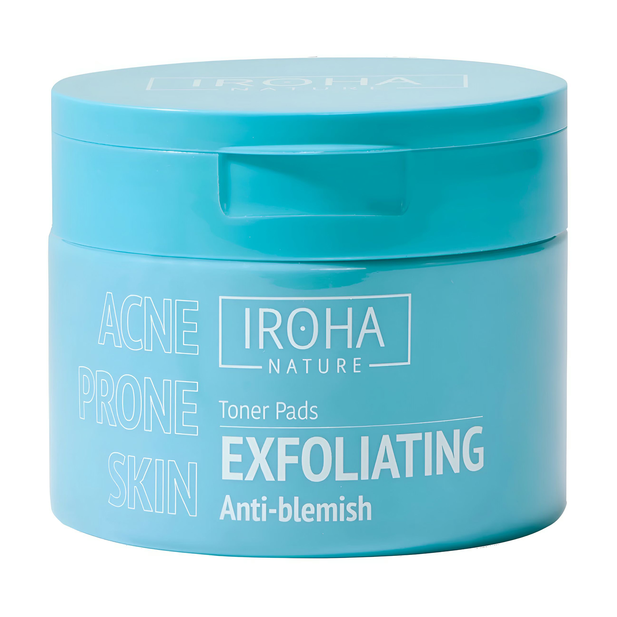 Уцінка! Тонер-пади для обличчя Iroha Nature Exfoliating Anti-Blemish Toner Pads  для шкіри схильної до акне, 50 шт