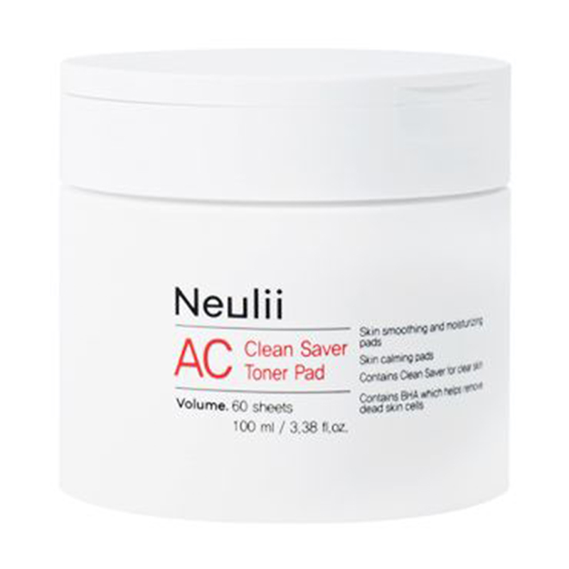 Уцінка! Тонер-пади для обличчя Neulii AC Clean Saver Toner Pad, 100 мл, 60 шт