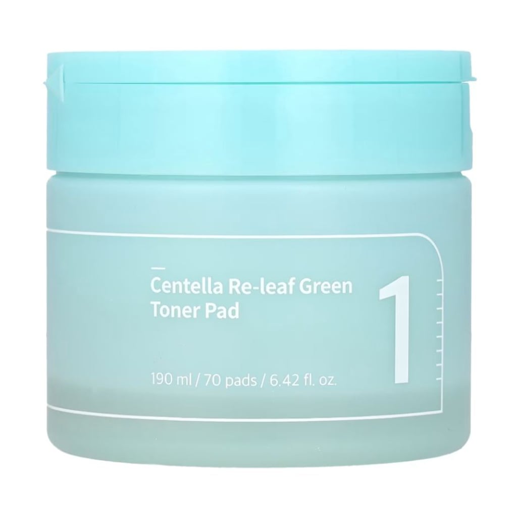 Уцінка! Тонер-пади для обличчя Numbuzin No.1 Centella Re-Leaf Green Toner Pad, 190 мл, 70 шт