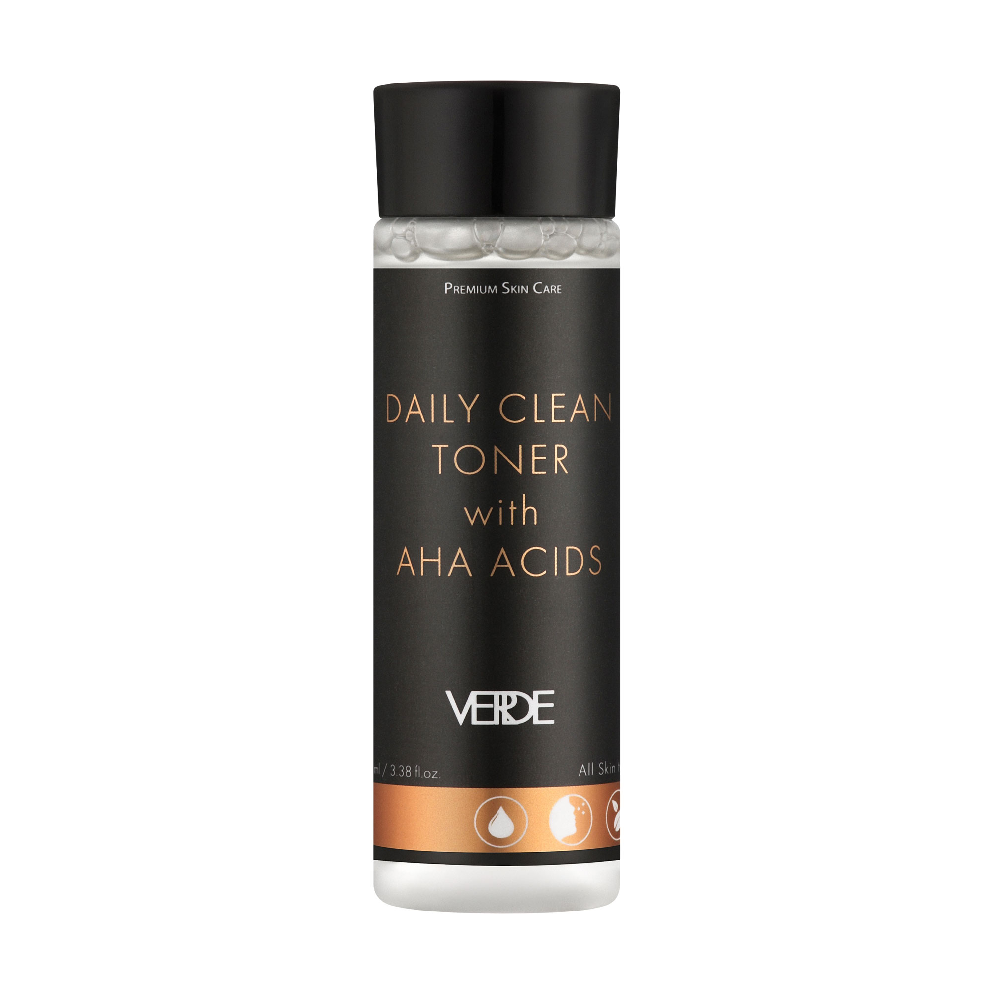 Уцінка! Тонік для обличчя Verde Daily Clean Toner з АНА кислотами, 100 мл