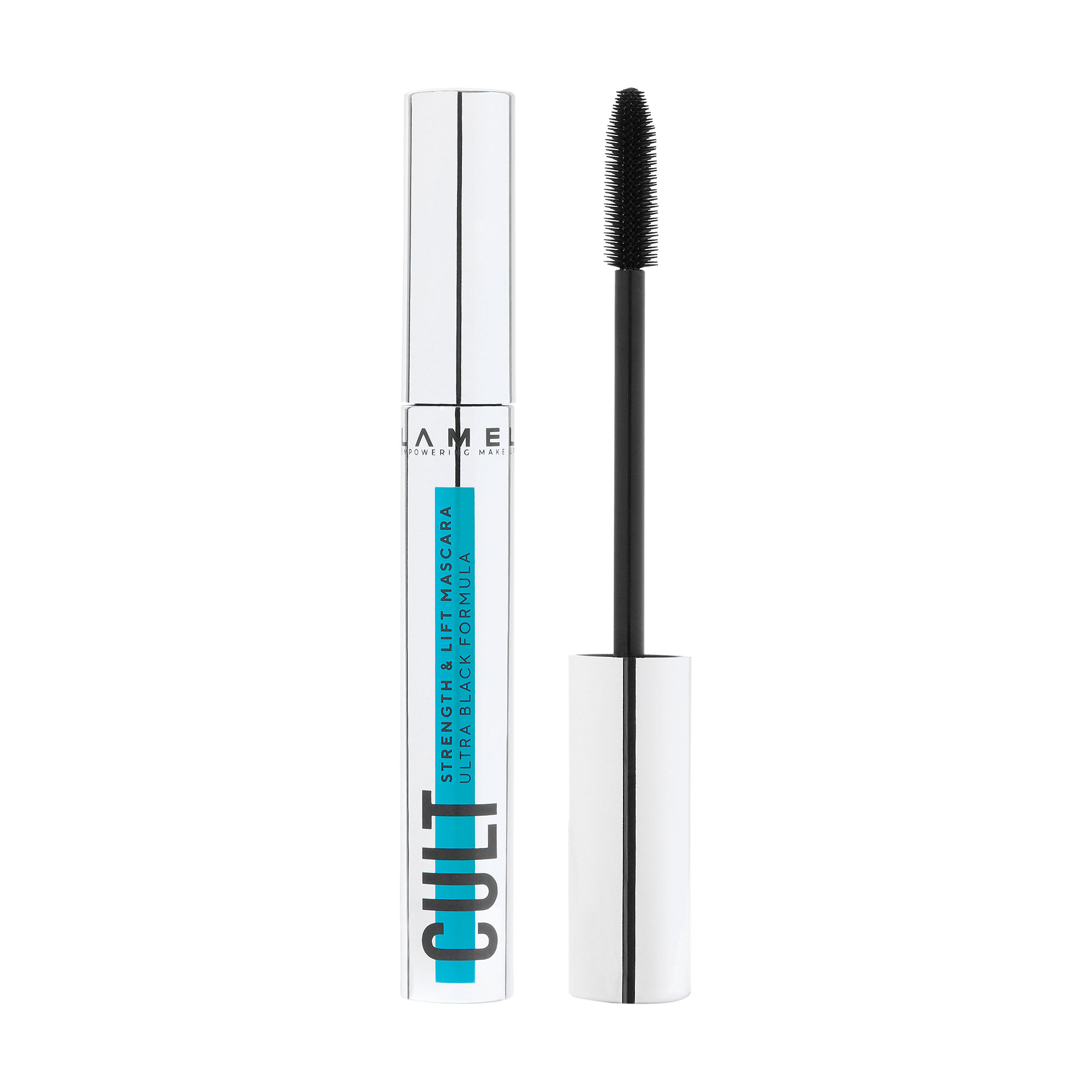Уцінка! Туш LAMEL Make Up Cult Strength &amp; Lift Mascara з ефектом помноження та підняття вій, 403 Чорний, 10 мл