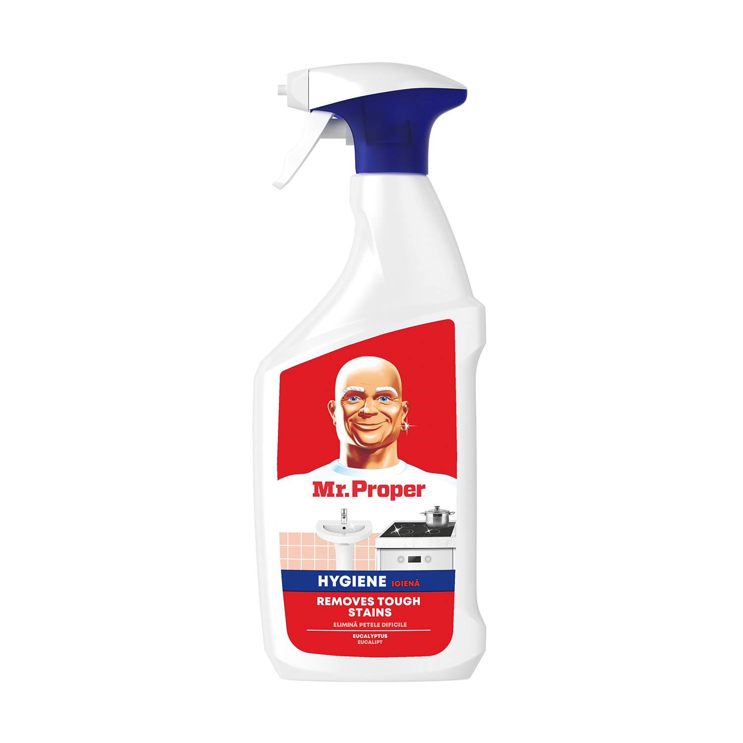 Уцінка! Універсальний спрей для чищення MR PROPER Hygiene Гігієна, евкаліпт, 800 мл
