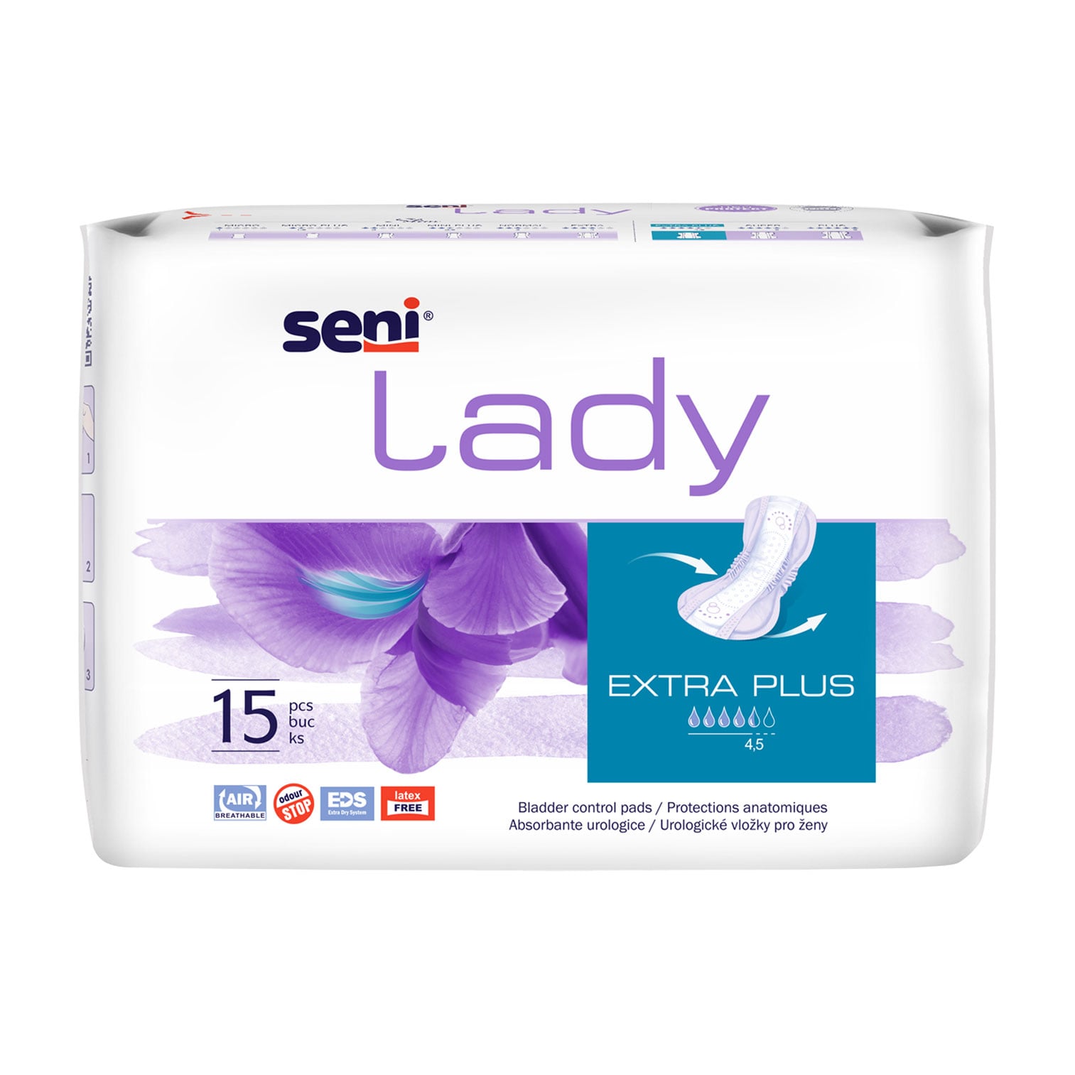 Уцінка! Урологічні прокладки жіночі Seni Lady Extra Plus, 15 шт