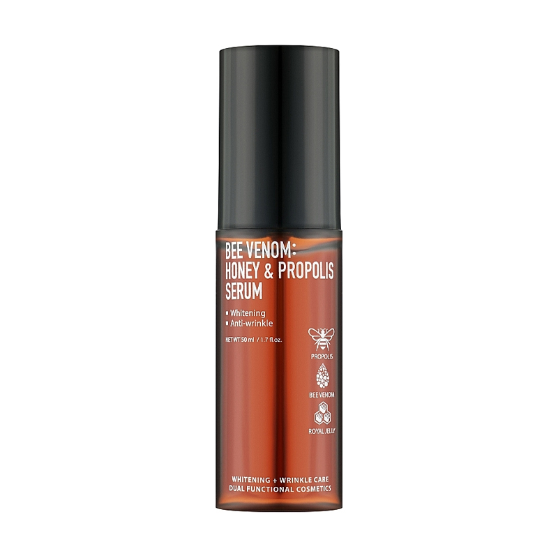 Уцінка! Відбілювальна сироватка для обличчя Fortheskin Bee Venom: Honey &amp; Propolis Serum проти зморщок, 50 мл