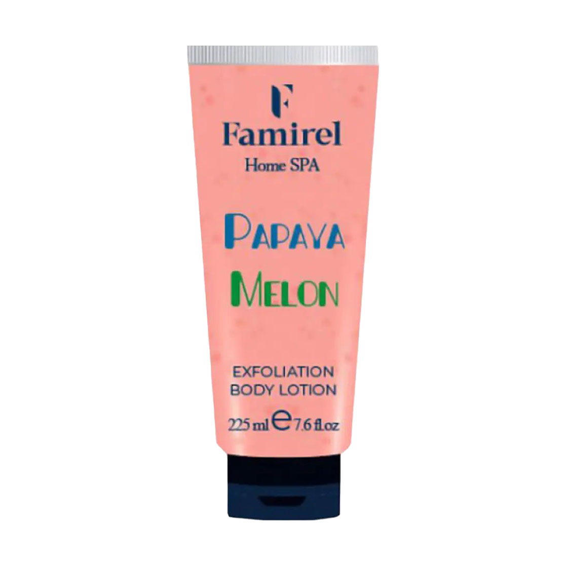 Уцінка! Відлущувальний пілінг-лосьйон для тіла Famirel Home Spa Exfoliant Body Lotion, Melon &amp; Papaya, 225 мл