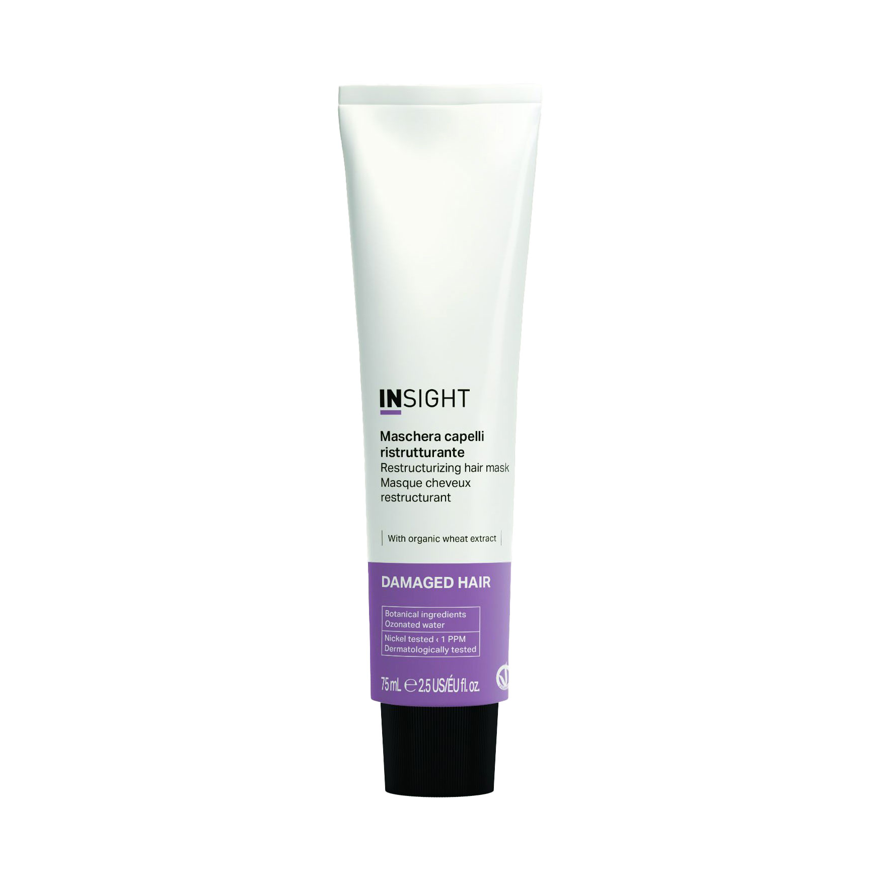 Уцінка! Відновлювальна маска Insight Damaged Hair Restructurizing Mask для пошкодженого волосся, 75 мл