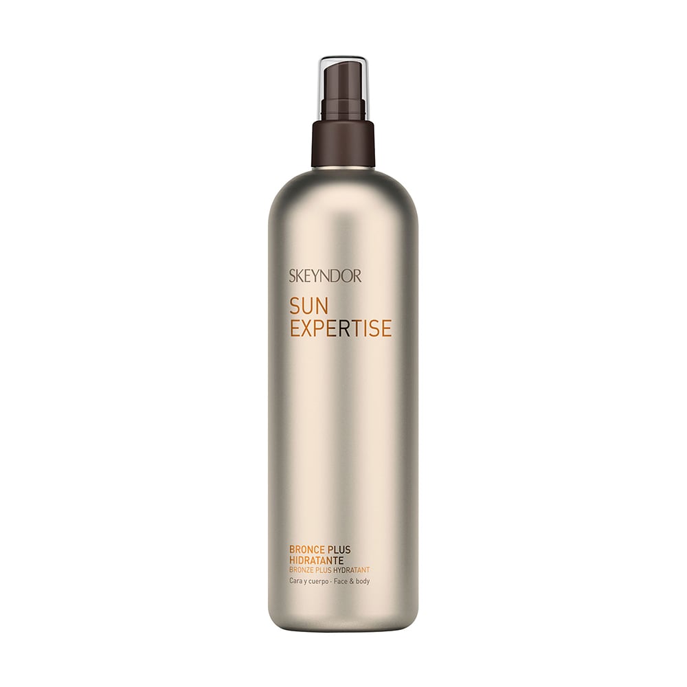 Уцінка! Відновлювальний спрей для обличчя та тіла Skeyndor Sun Expertise Bronze Plus Hydratant Face &amp; Body для швидкої засмаги, 400 мл