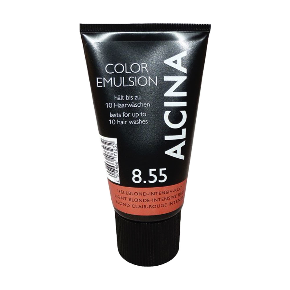 Уцінка! Відтінкова емульсія для волосся Alcina Color Emulsion 8.55 Light Blonde Intense Red, 150 мл