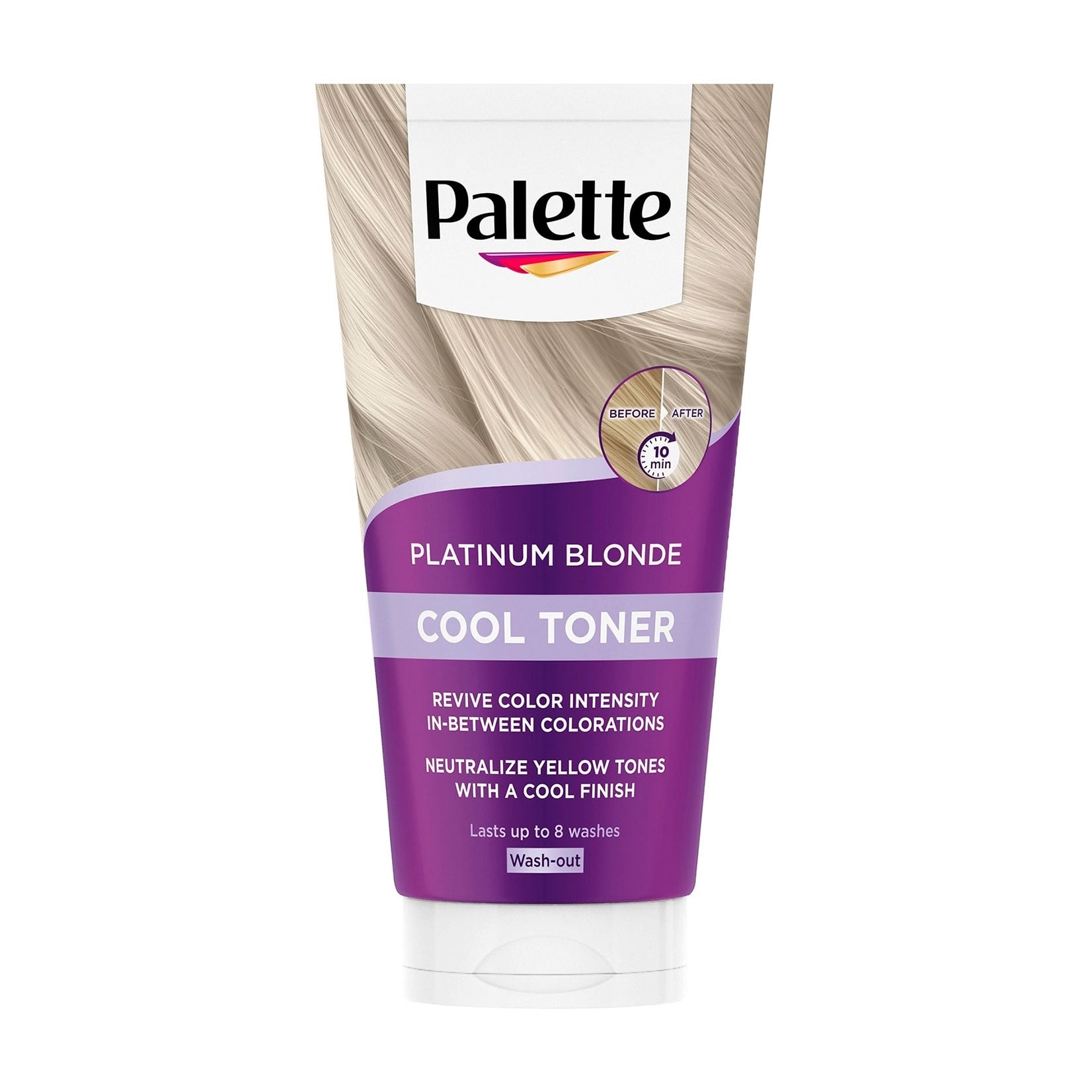 Уцінка! Відтінковий бальзам для волосся Palette Toner Ashy Blonde, 150 мл
