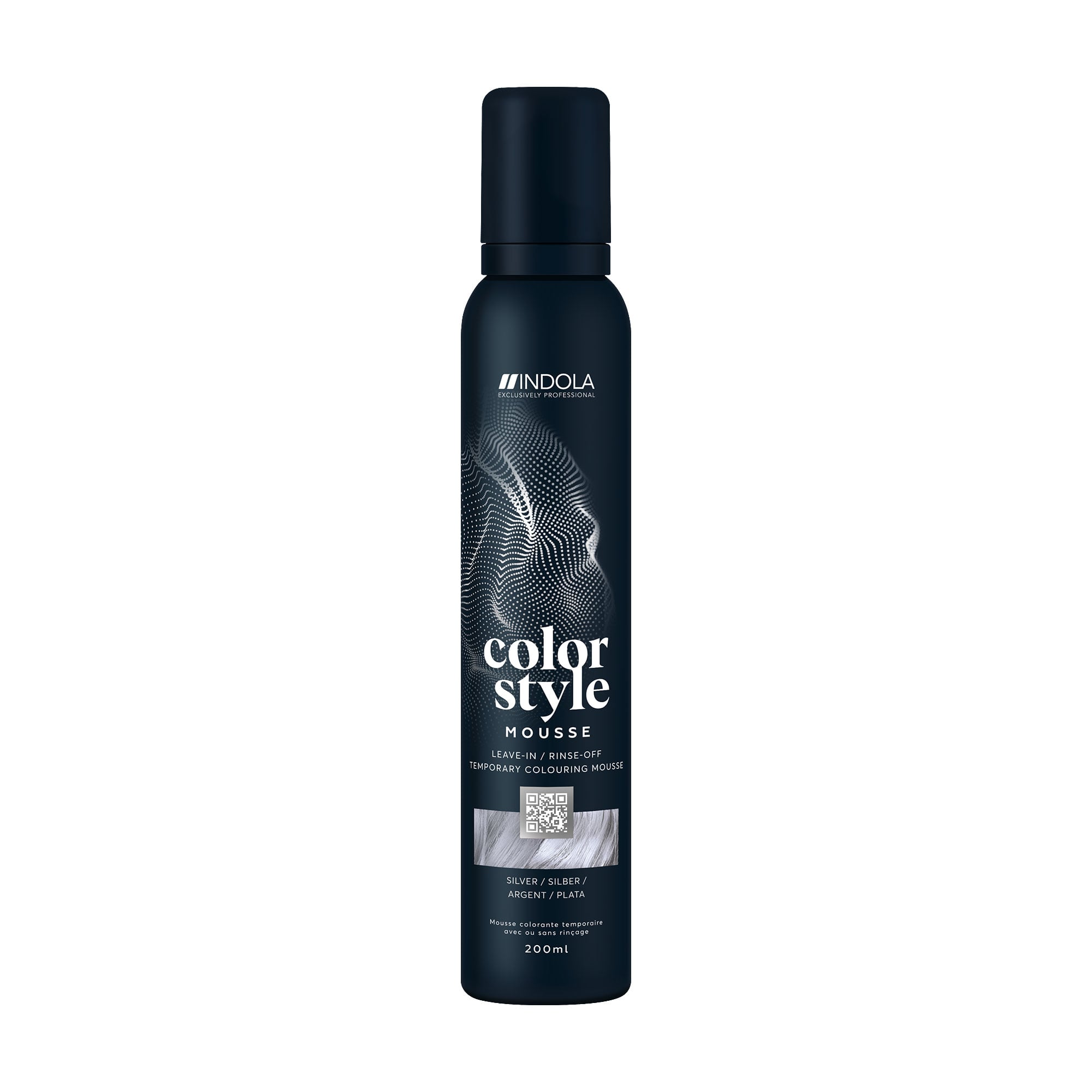 Уцінка! Відтіночний мус для укладання волосся Indola Color Style Silver, 200 мл