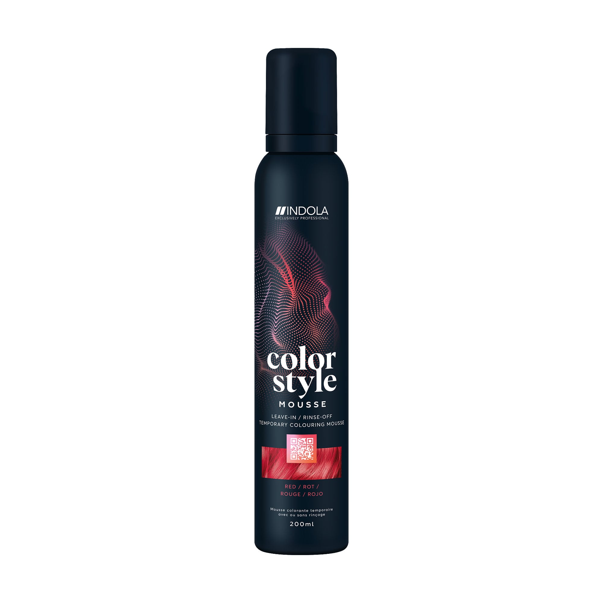 Уцінка! Відтіночний мус для укладання волосся Indola Color Style Red, 200 мл