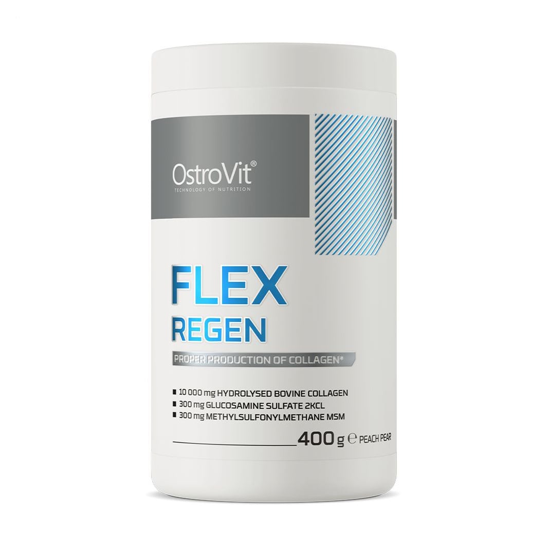 Уцінка! Вітамінно-мінеральний комплекс OstroVit Supreme Pure Flex Regen зі смаком персика та груші, в порошку, 400 г