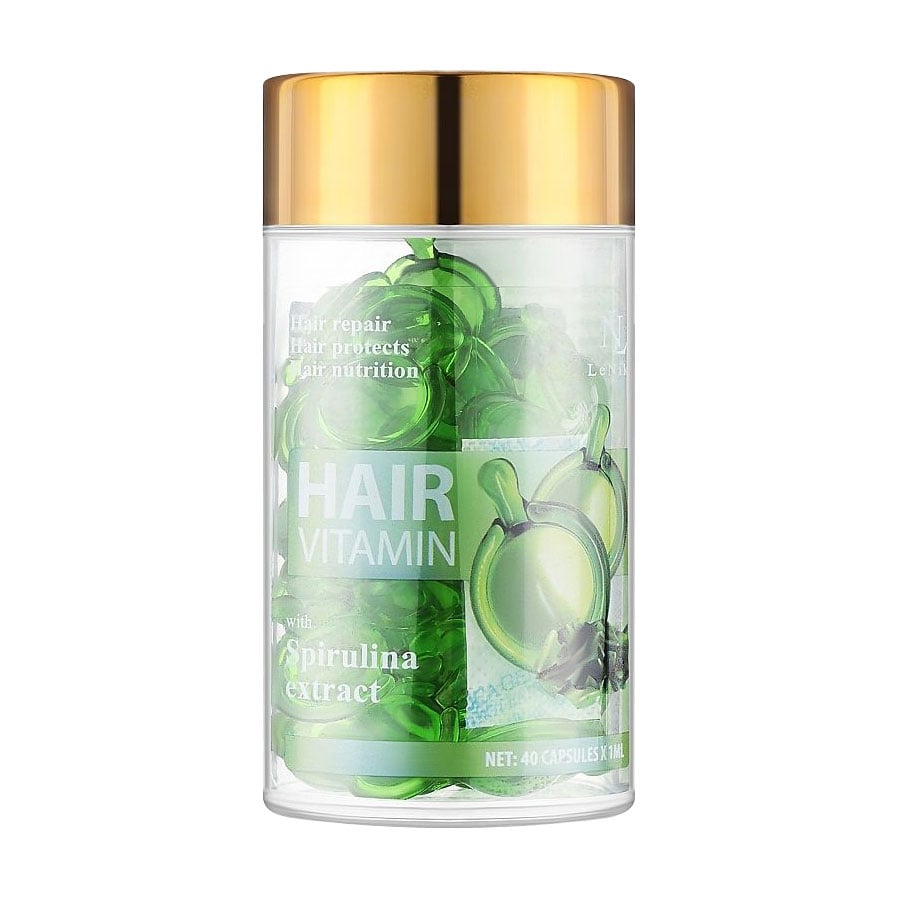 Уцінка! Вітаміни для волосся LeNika Hair Vitamin з екстрактом спіруліни, 40*1 мл