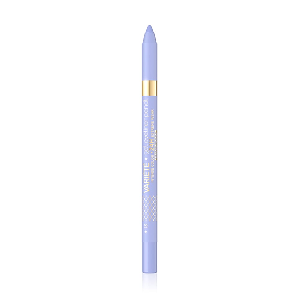Уцінка! Водостійкий гелевий олівець для очей Eveline Cosmetics Variete Gel Eyeliner Pencil Waterproof 13 Blue Sky, 1 г