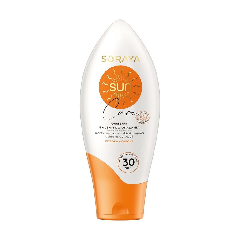 Уцінка! Водостійкий сонцезахисний бальзам для тіла Soraya Sun Care SPF 30, 125 мл