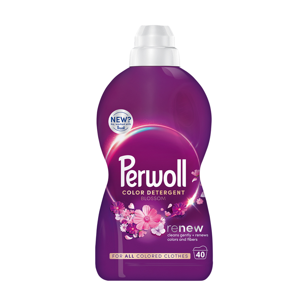 Уцінка! Засіб для делікатного прання Perwoll Renew Color Detergent Blossom Відновлення та аромат, 40 циклів прання, 2 л